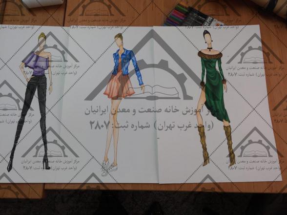 مزیت های آموزش طراحی لباس در ایران